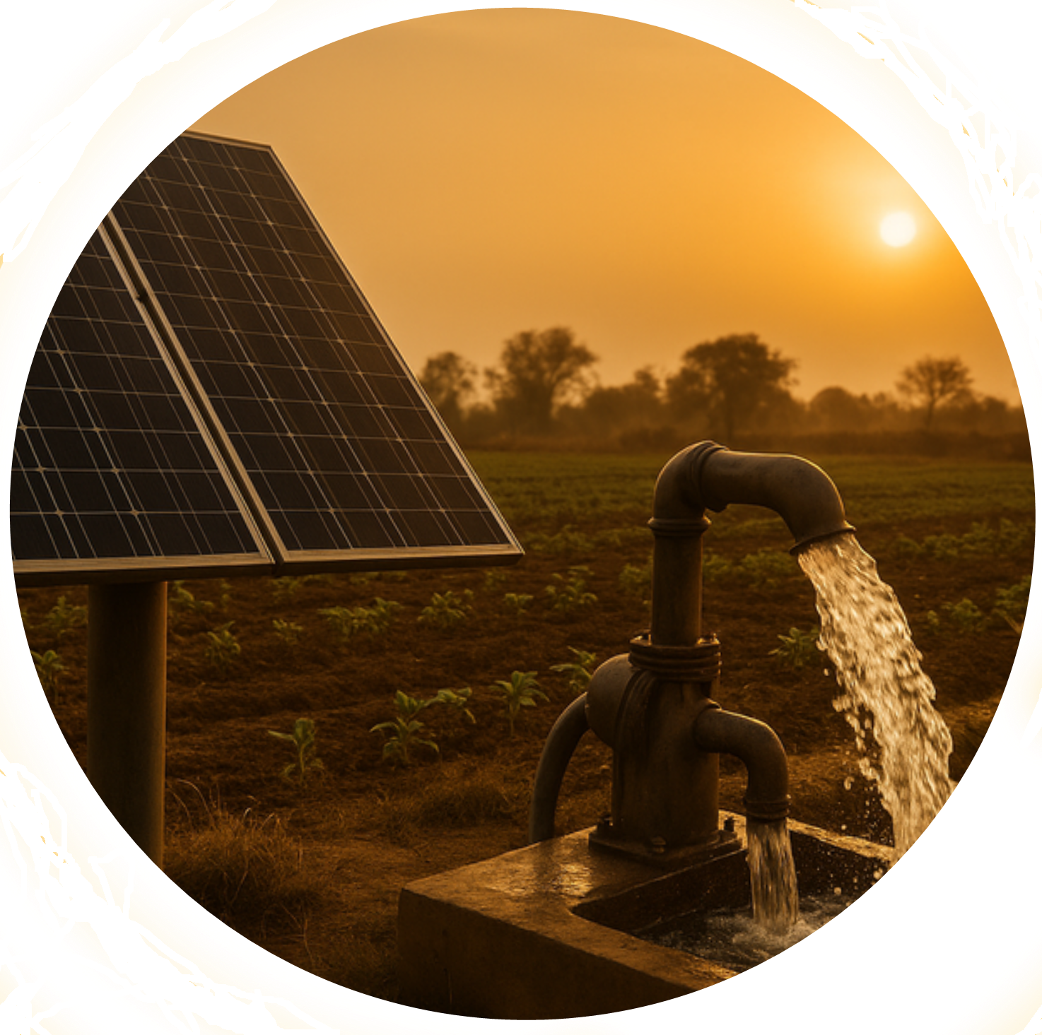 Solar pump irrigation in Ethiopia