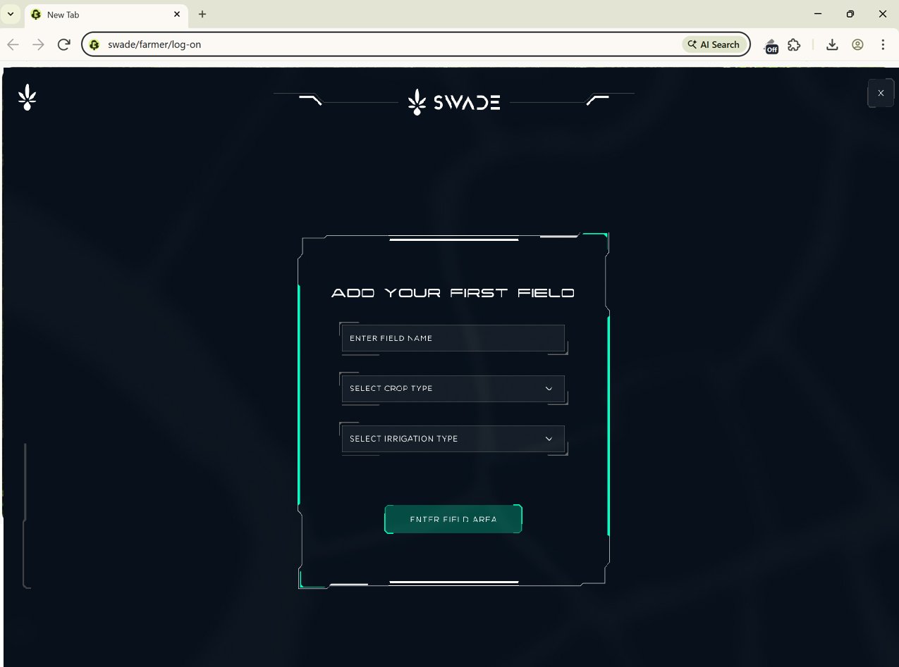 SWaDE web interface in browser